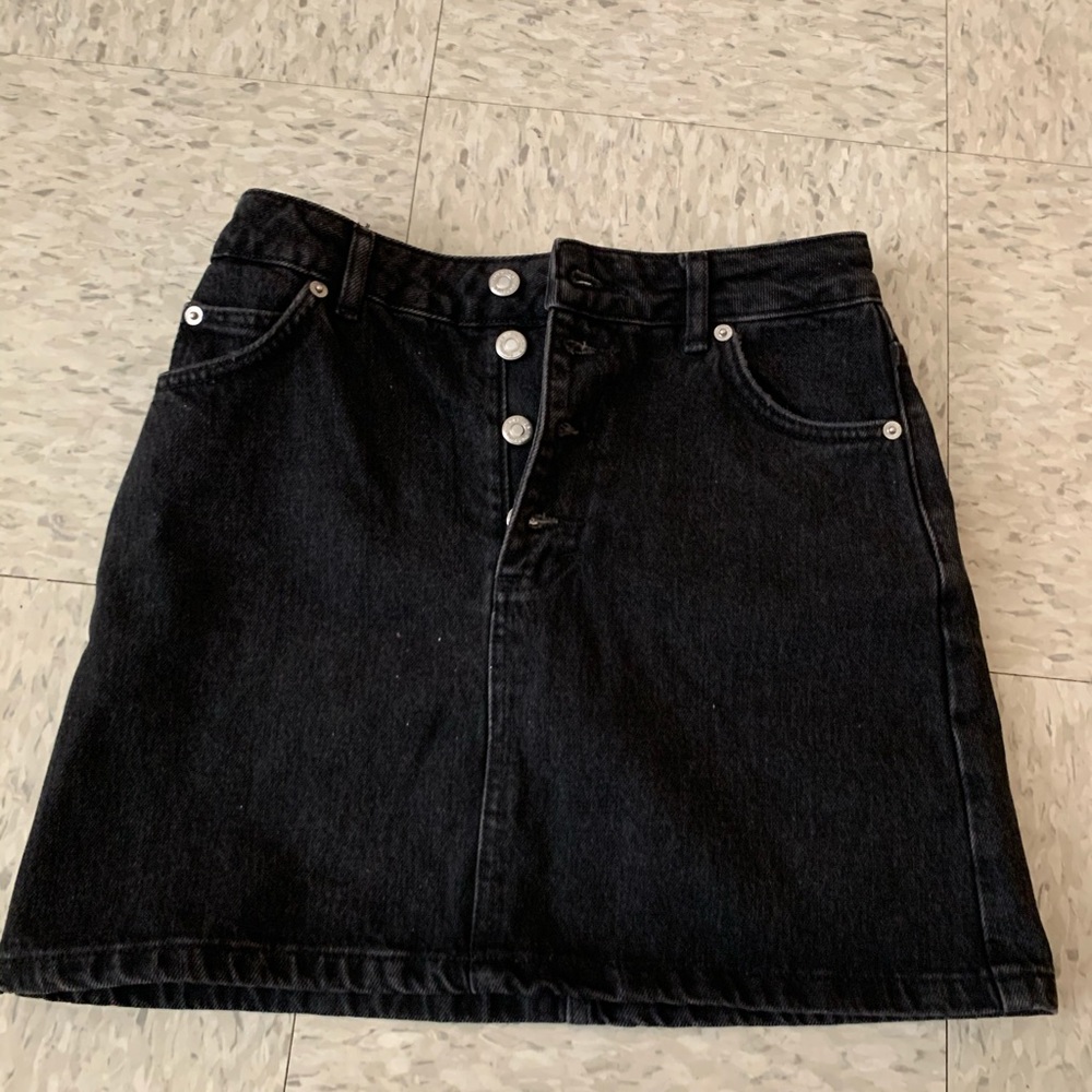 Topshop black skirt